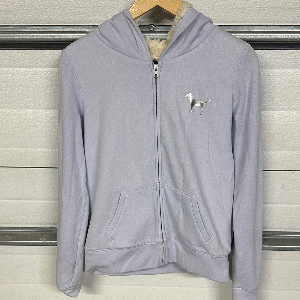 Victoria's Secret Lavender Zip-Up Hoodie